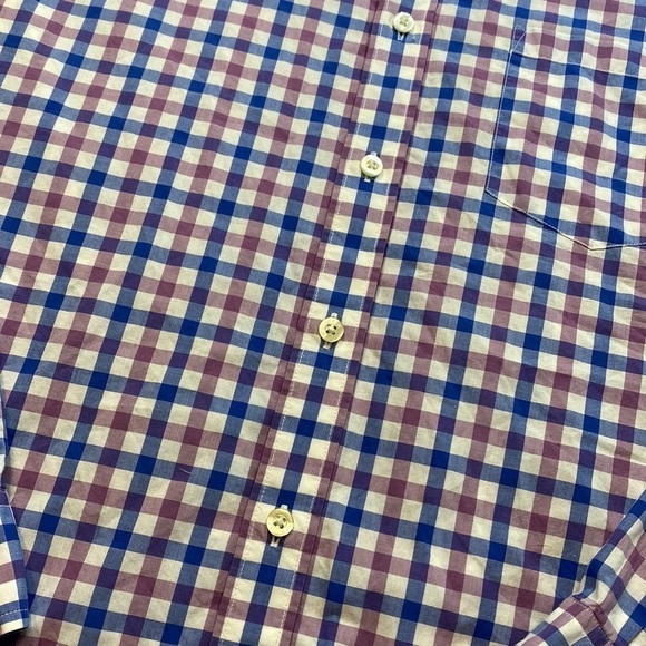 J. Crew Men's Tailored Light Weight Check Button Down Shirt sz M - Picture 6 of 9